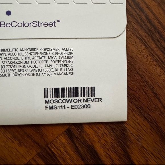 Moscow or Never Color Street gold sparkle new in the envelope - Picture 4 of 4